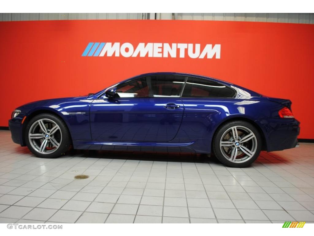 2010 M6 Coupe - Interlagos Blue Metallic / Indianapolis Red photo #15