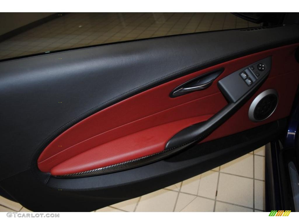 2010 BMW M6 Coupe Indianapolis Red Door Panel Photo #39317269