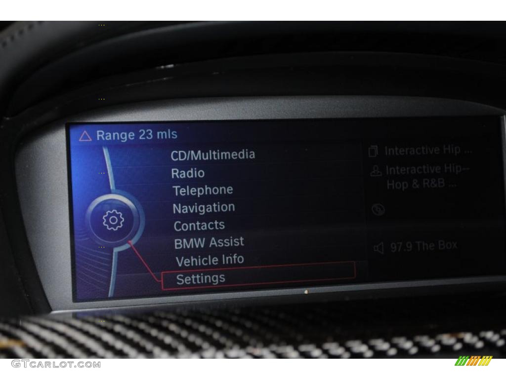 2010 BMW M6 Coupe Controls Photo #39317293