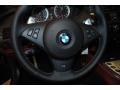 2010 BMW M6 Indianapolis Red Interior Steering Wheel Photo