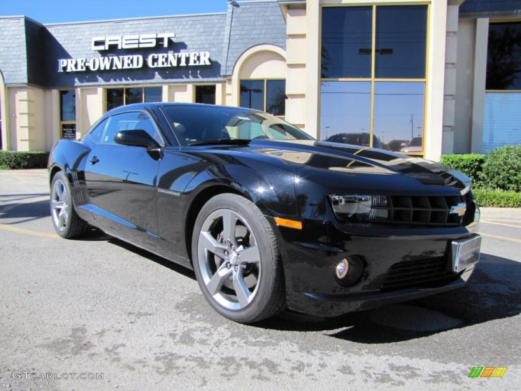 Black 2010 Chevrolet Camaro SS/RS Coupe Exterior Photo #39320386