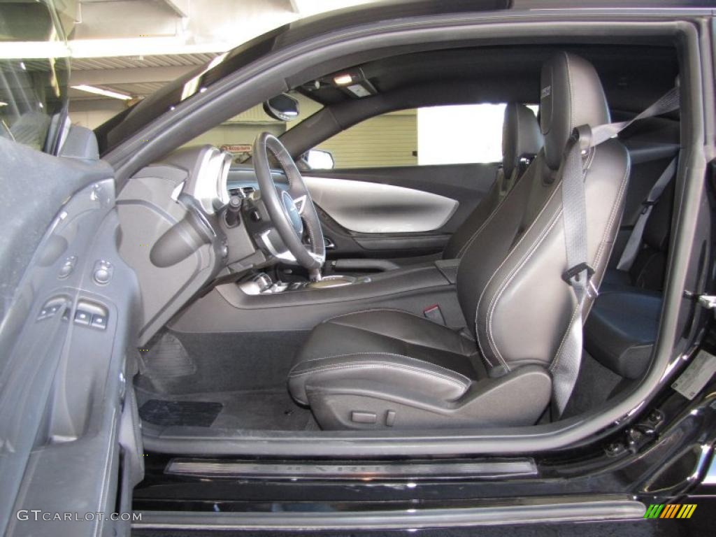 Black Interior 2010 Chevrolet Camaro SS/RS Coupe Photo #39320453