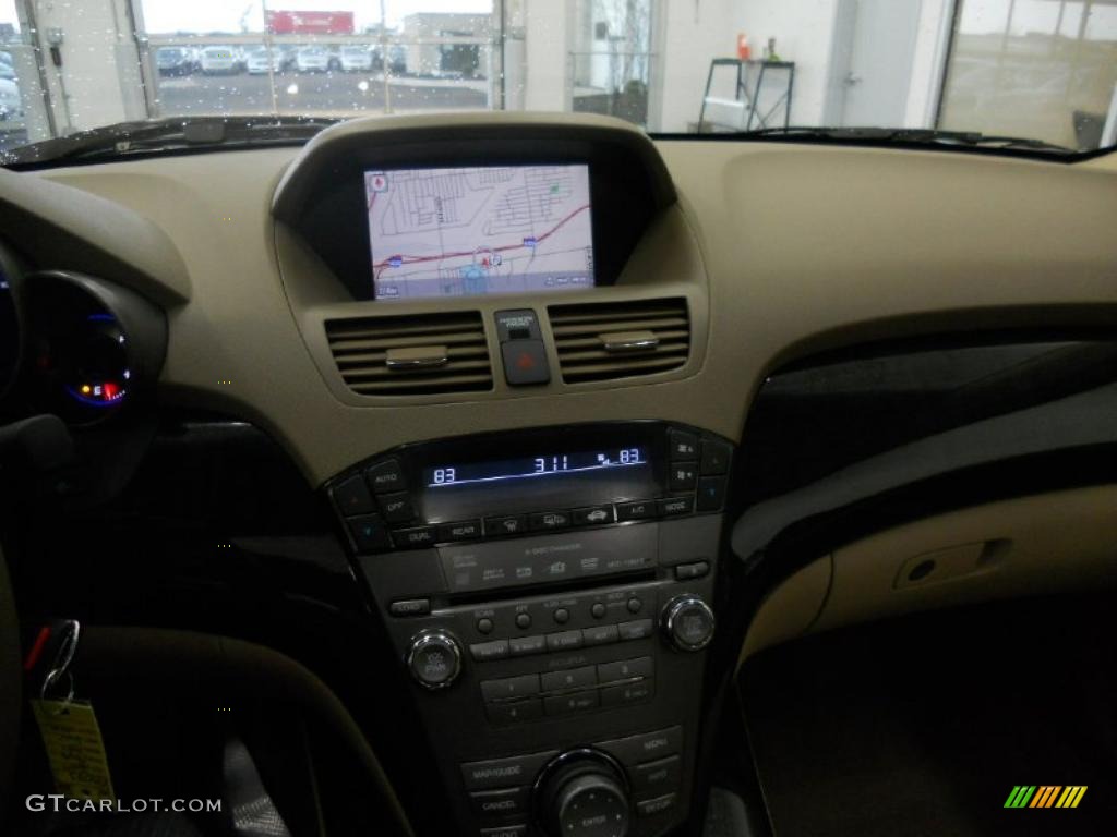 2007 MDX Technology - Aspen White Pearl / Parchment photo #23
