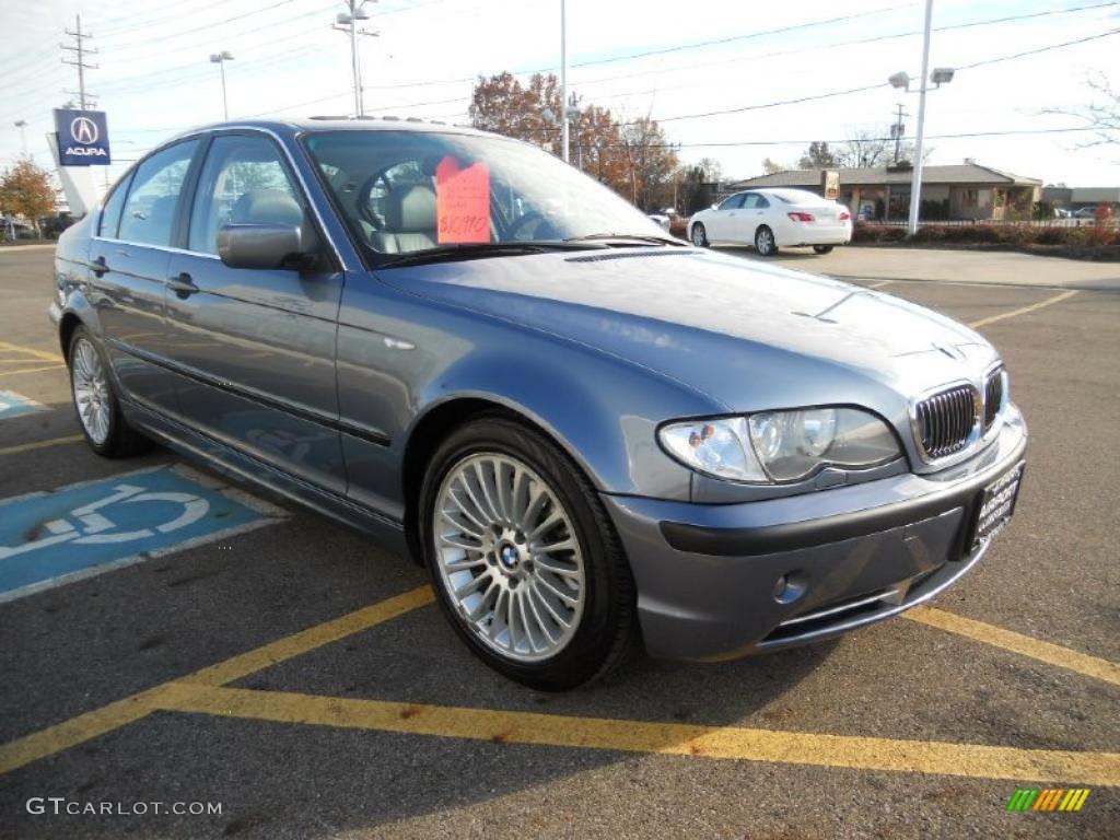 Steel Blue Metallic 2002 BMW 3 Series 330i Sedan Exterior Photo #39320653