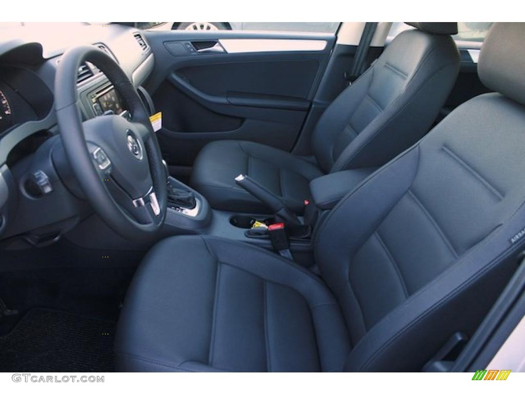 Titan Black Interior 2011 Volkswagen Jetta SEL Sedan Photo #39321297
