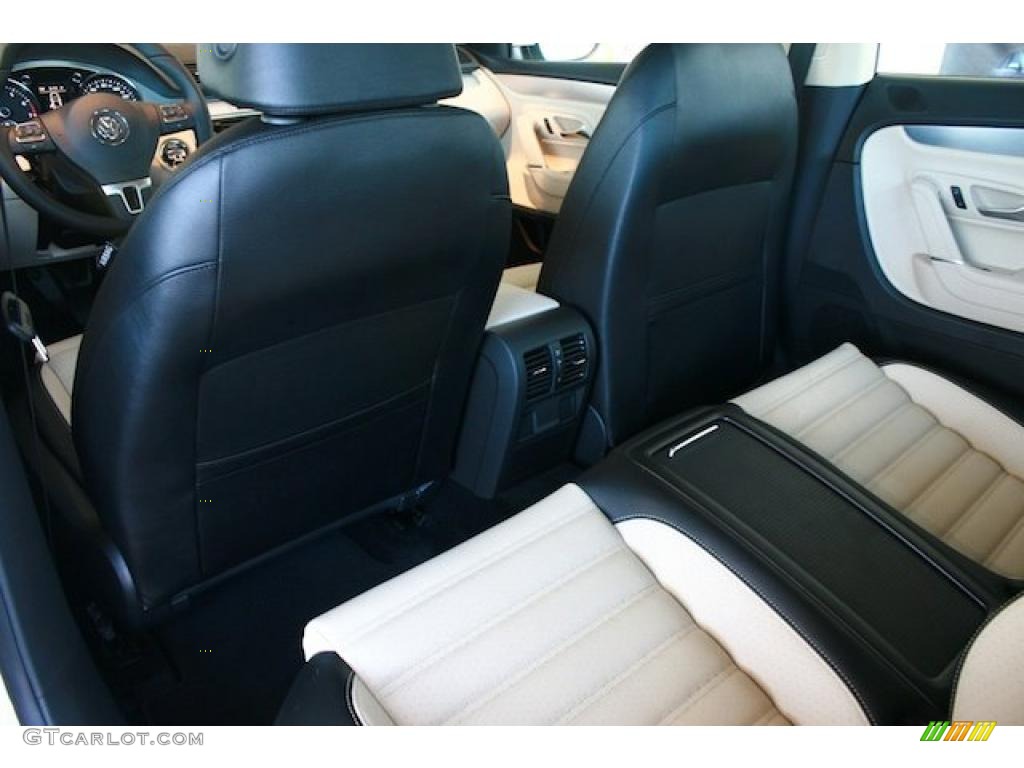 Cornsilk Beige/Black Interior 2011 Volkswagen CC Lux Photo #39322297