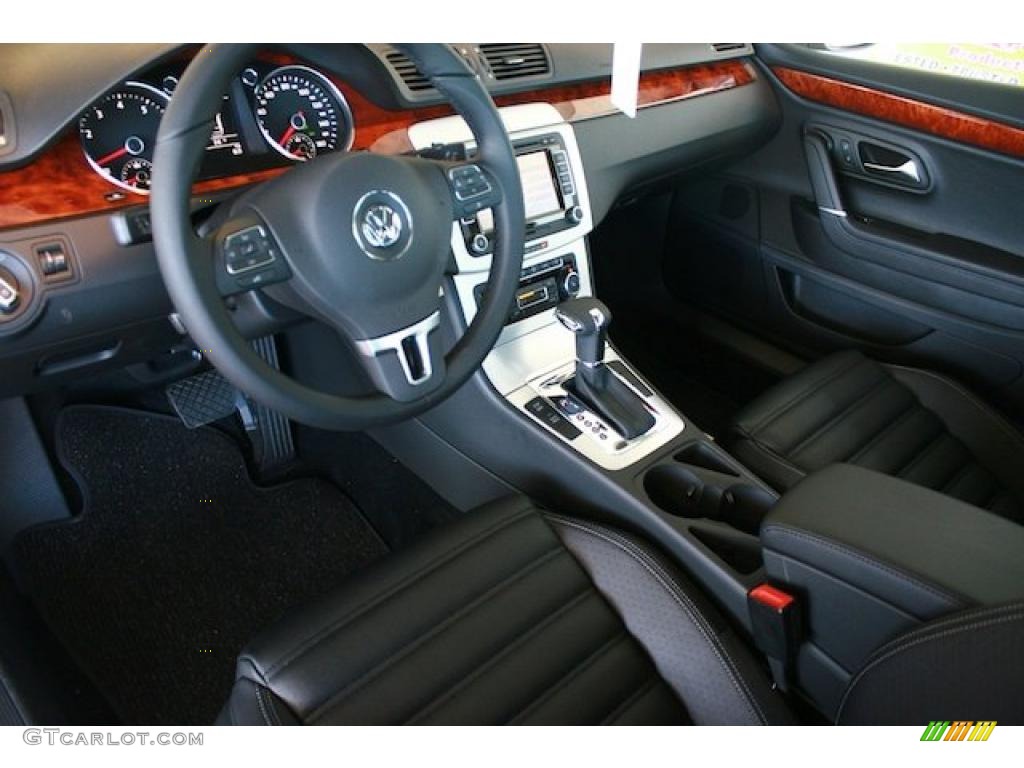 Black Interior 2011 Volkswagen CC Lux Plus Photo #39322429