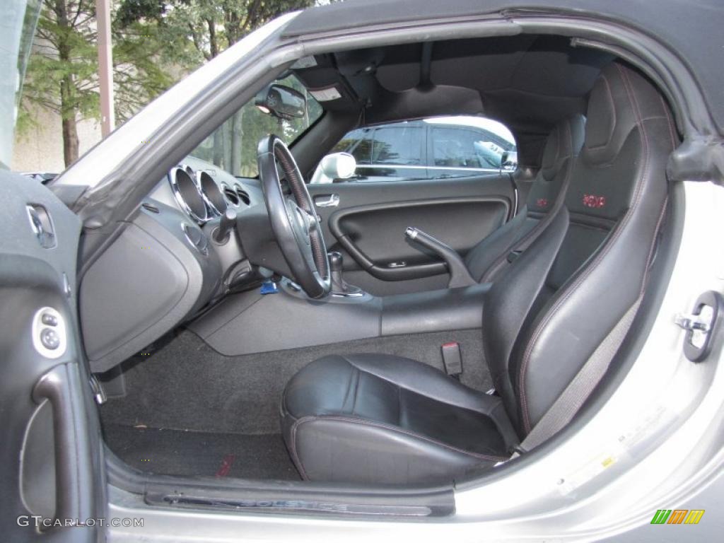 Ebony Interior 2008 Pontiac Solstice GXP Roadster Photo #39322837