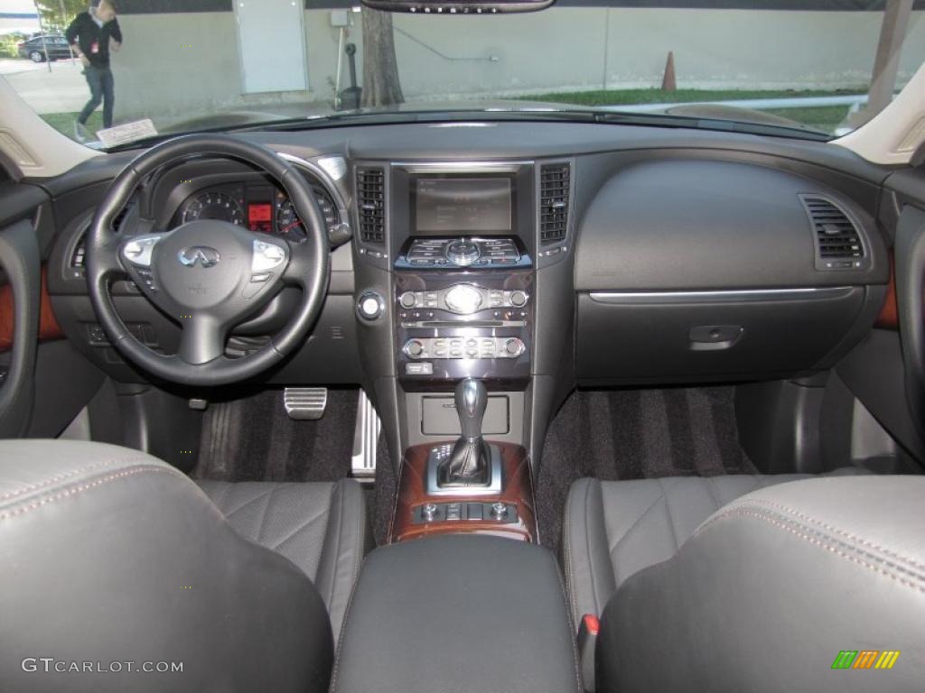 2010 Infiniti FX 35 Graphite Dashboard Photo #39323773
