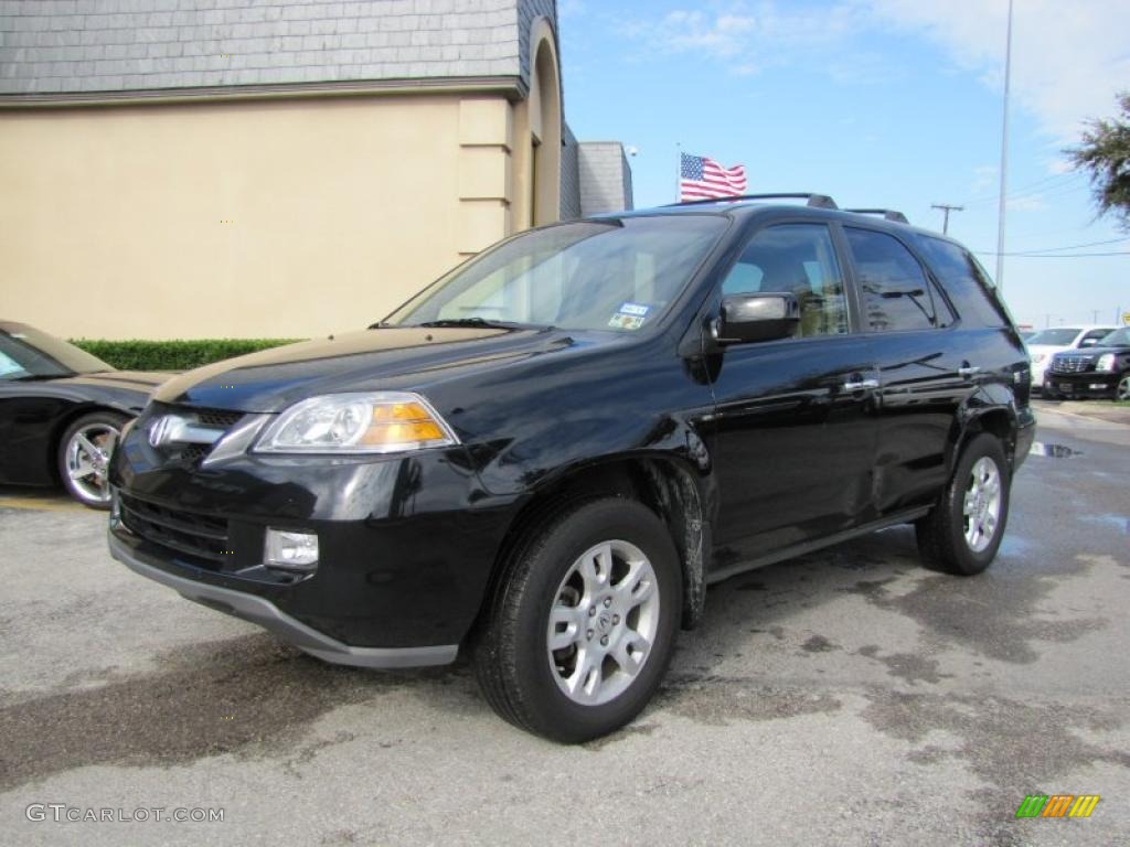 Nighthawk Black Pearl 2004 Acura MDX Standard MDX Model Exterior Photo #39323821