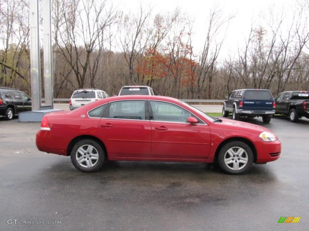 2007 Impala LS - Precision Red / Gray photo #4