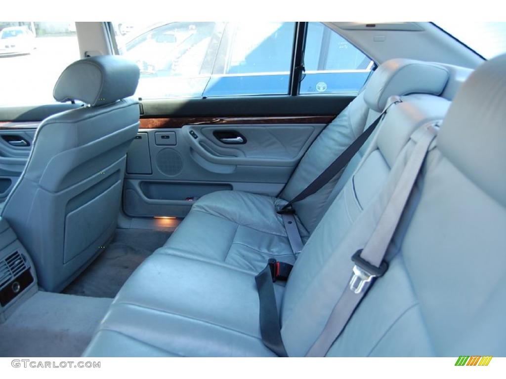 Grey Interior 2000 BMW 7 Series 740iL Sedan Photo #39327064