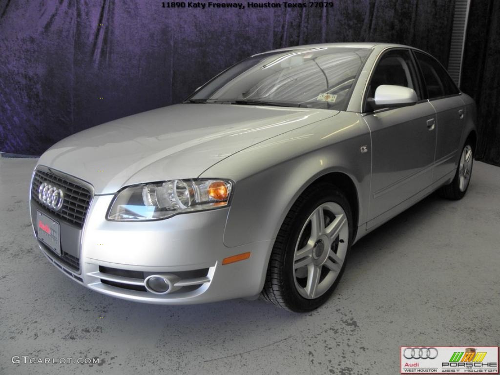 Light Silver Metallic 2007 Audi A4 2.0T Sedan Exterior Photo #39327100