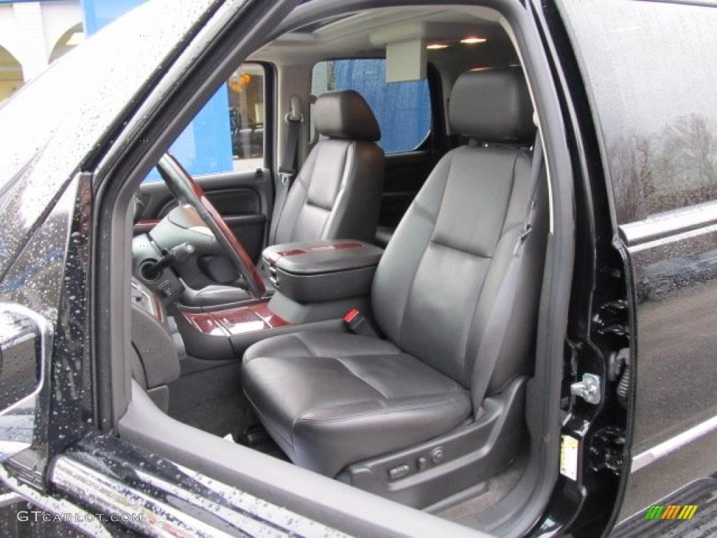 Ebony Interior 2010 Cadillac Escalade Hybrid AWD Photo #39327296