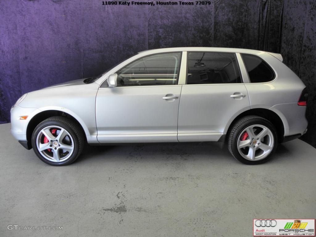 Crystal Silver Metallic 2008 Porsche Cayenne Turbo Exterior Photo #39327592