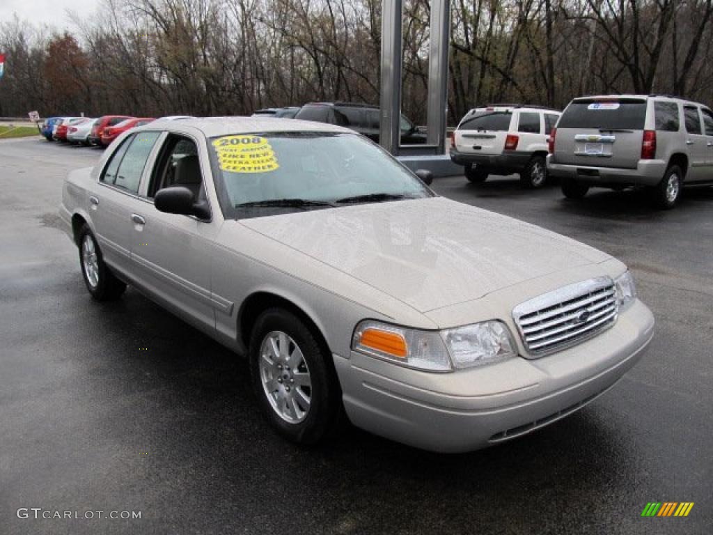 2008 Crown Victoria LX - Smokestone Metallic / Medium Light Stone photo #6