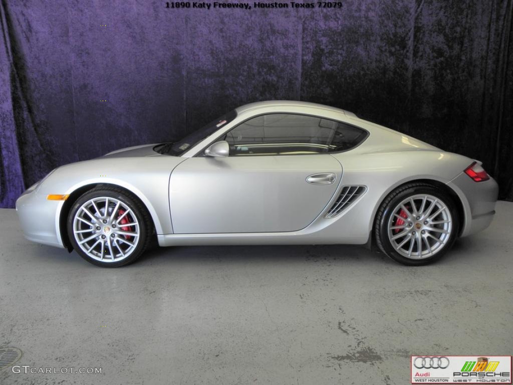 Arctic Silver Metallic 2007 Porsche Cayman S Exterior Photo #39328188