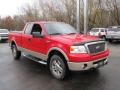 2007 Bright Red Ford F150 Lariat SuperCab 4x4  photo #6