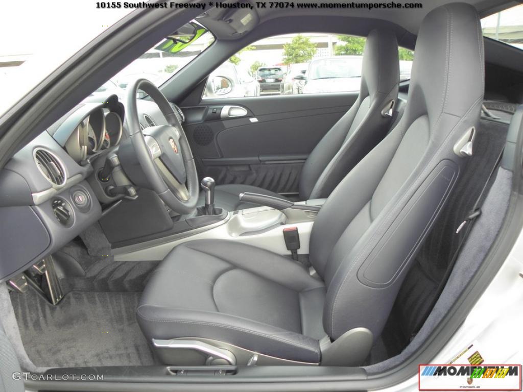 Black Interior 2007 Porsche Cayman S Photo #39328220