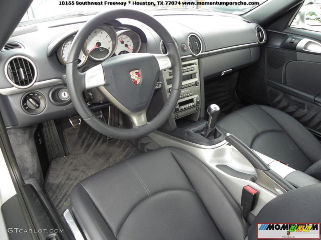 2007 Porsche Cayman S Black Dashboard Photo #39328236
