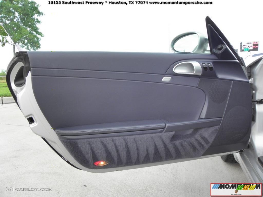 2007 Porsche Cayman S Black Door Panel Photo #39328464