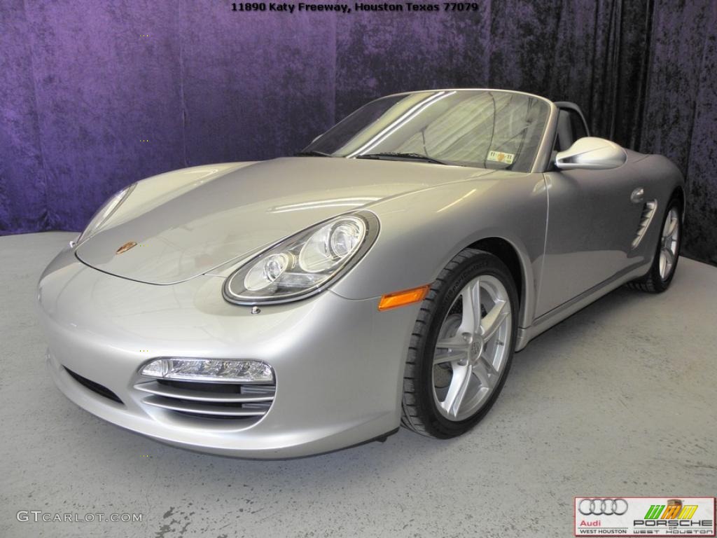 Arctic Silver Metallic 2010 Porsche Boxster Standard Boxster Model Exterior Photo #39329072