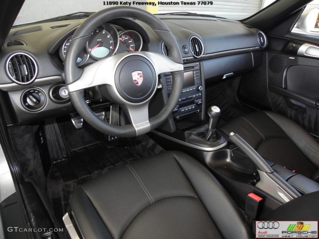 Black Interior 2010 Porsche Boxster Standard Boxster Model Photo #39329136