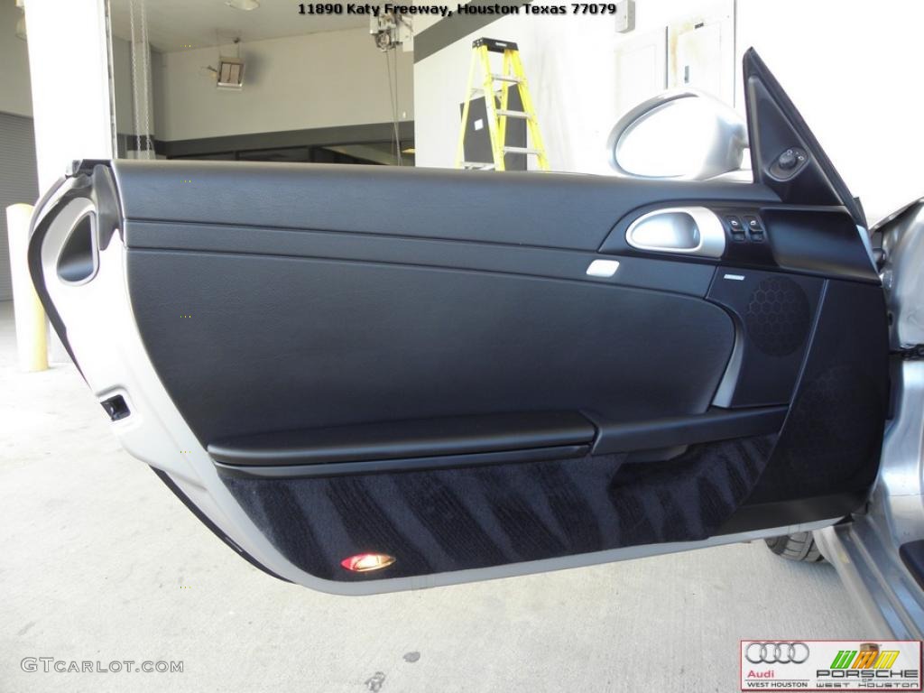 2010 Porsche Boxster Standard Boxster Model Black Door Panel Photo #39329408