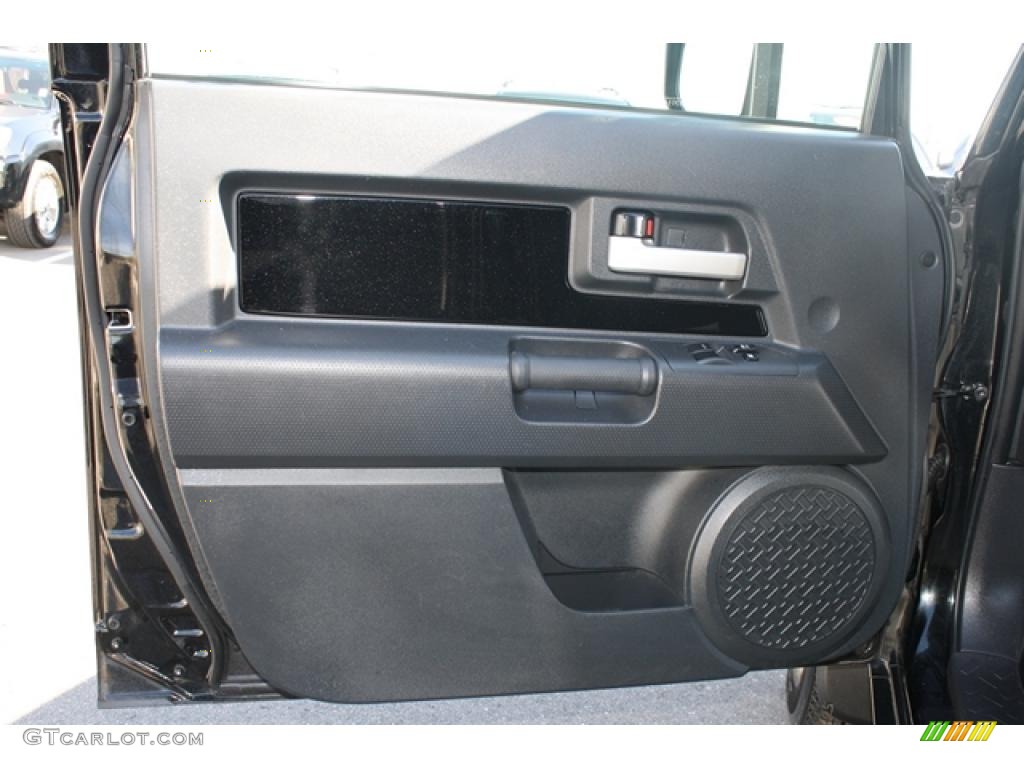 2007 Toyota FJ Cruiser 4WD Dark Charcoal Door Panel Photo #39329644