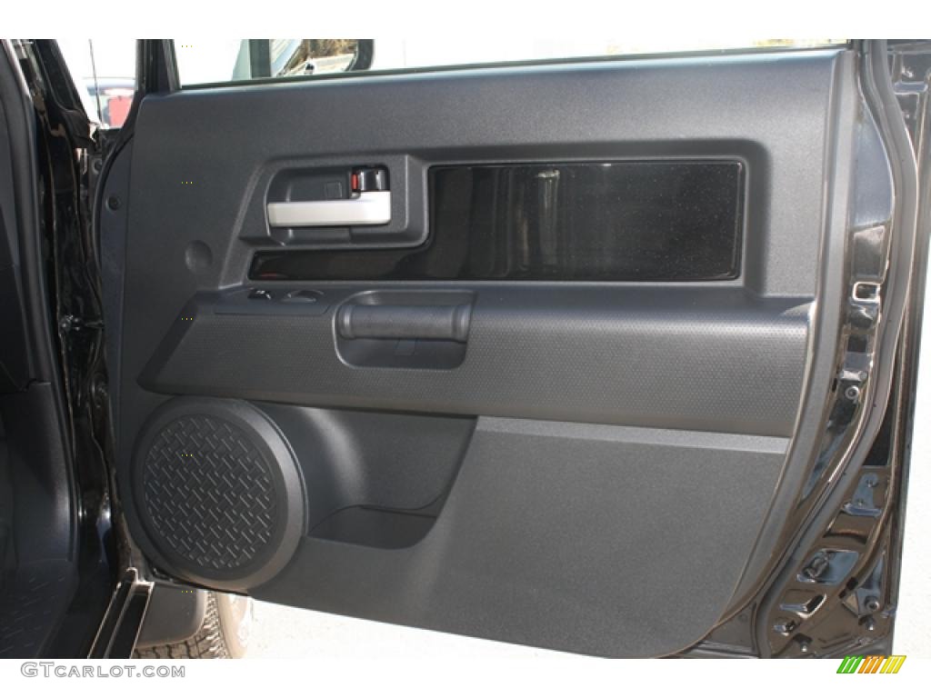 2007 Toyota FJ Cruiser 4WD Dark Charcoal Door Panel Photo #39329660