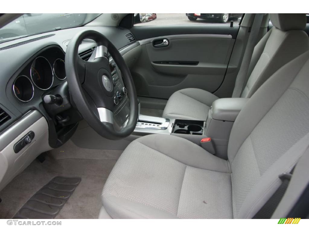 Gray Interior 2008 Saturn Aura XE 3.5 Photo #39329944
