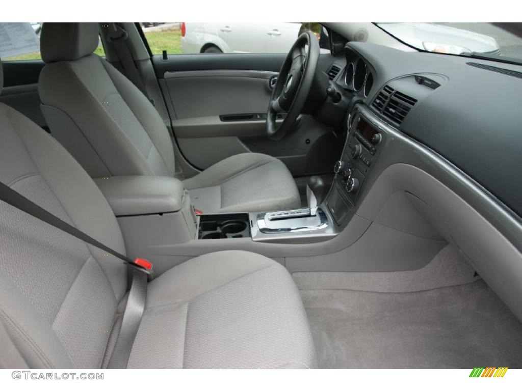 2008 Saturn Aura XE 3.5 Gray Dashboard Photo #39330084