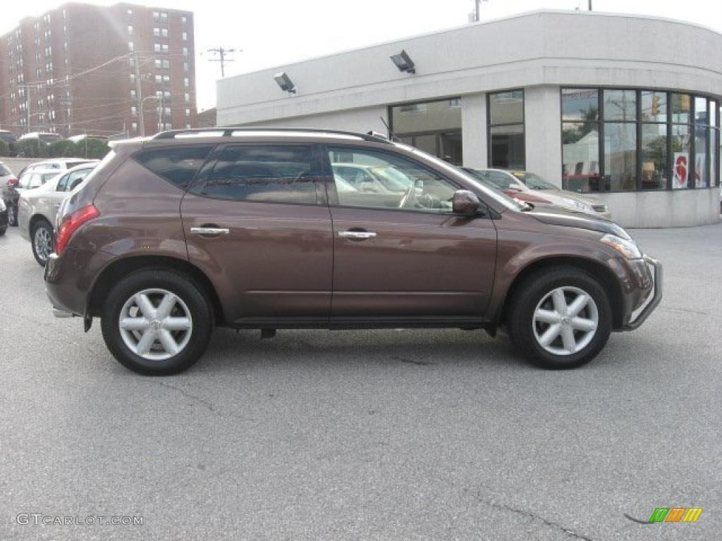 2004 Murano SE AWD - Deep Bordeaux Metallic / Cafe Latte photo #5