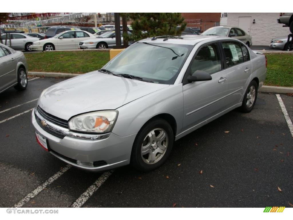 2005 Malibu LT V6 Sedan - Galaxy Silver Metallic / Gray photo #1