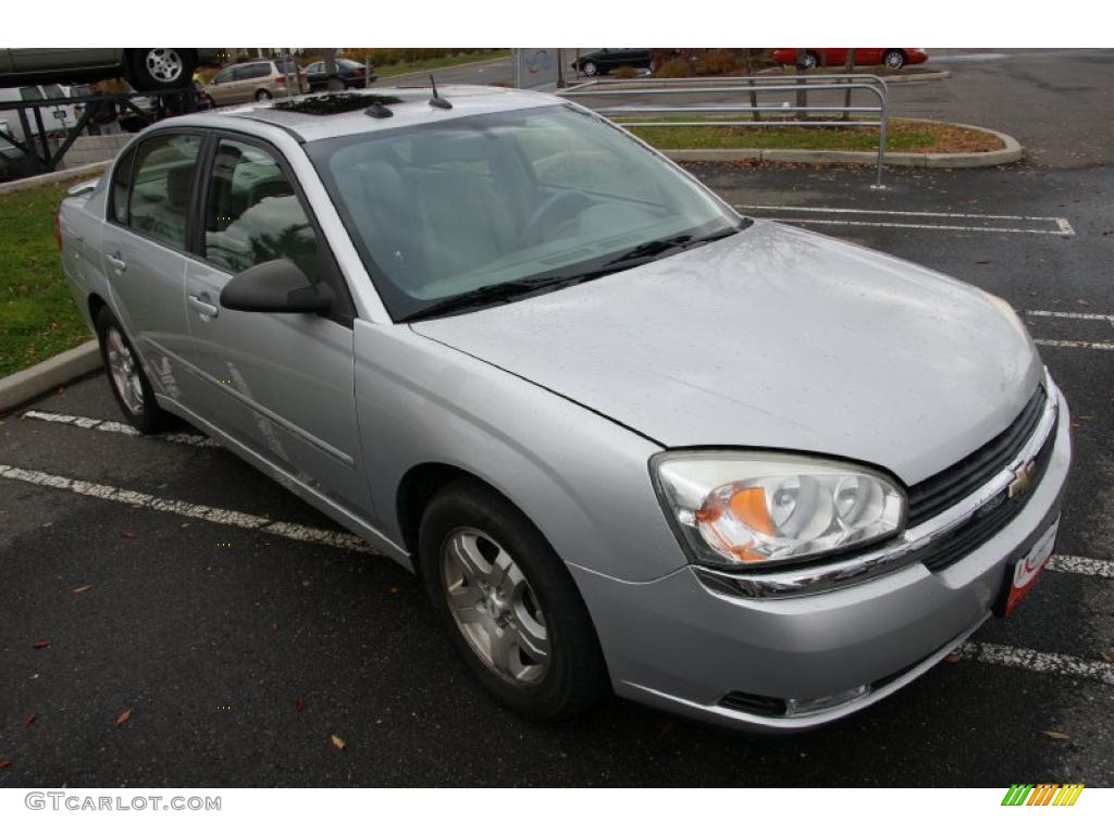 2005 Malibu LT V6 Sedan - Galaxy Silver Metallic / Gray photo #3