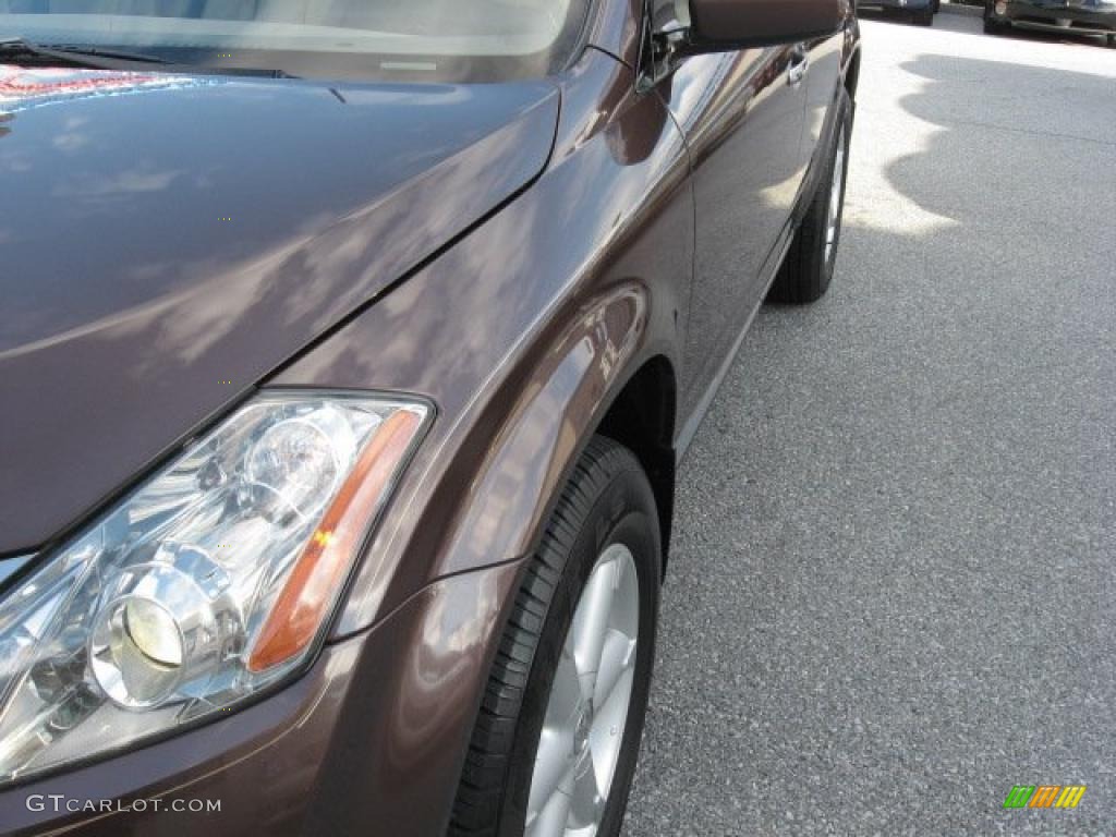 2004 Murano SE AWD - Deep Bordeaux Metallic / Cafe Latte photo #48