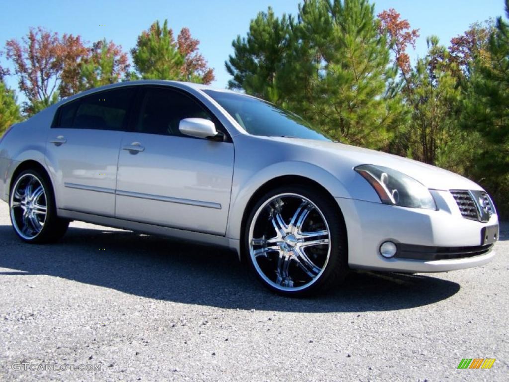 Liquid Silver Metallic 2004 Nissan Maxima 3.5 SE Exterior Photo #39331988