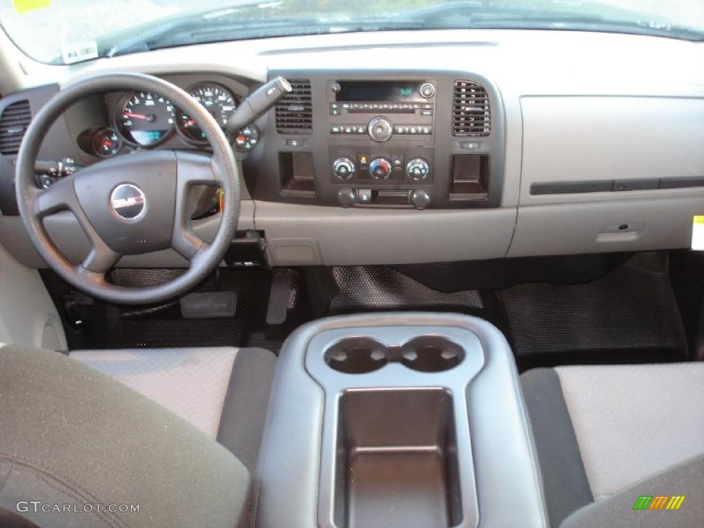 2009 Sierra 1500 Work Truck Crew Cab - Onyx Black / Dark Titanium photo #12