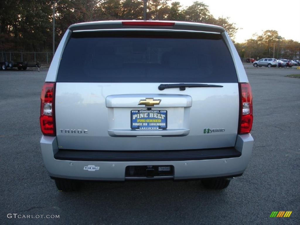 2011 Tahoe Hybrid 4x4 - Sheer Silver Metallic / Light Titanium/Dark Titanium photo #5