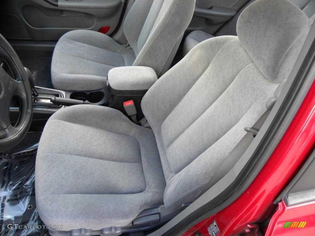 2004 Elantra GLS Sedan - Crimson Dark Red / Gray photo #4