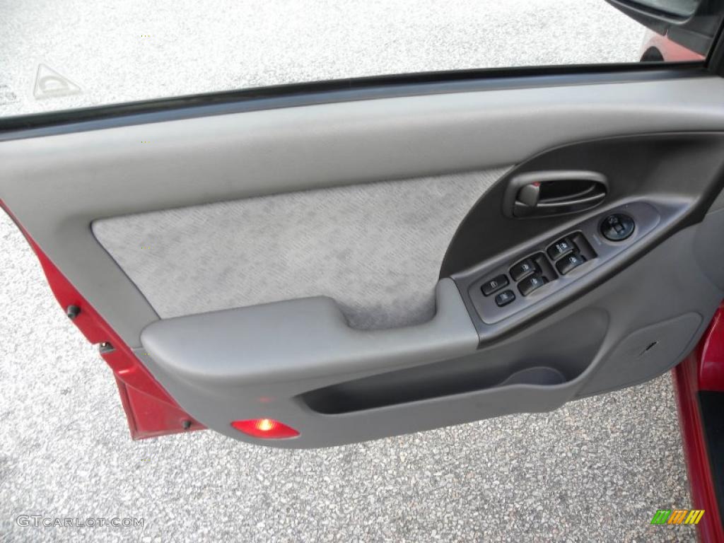 2004 Elantra GLS Sedan - Crimson Dark Red / Gray photo #5