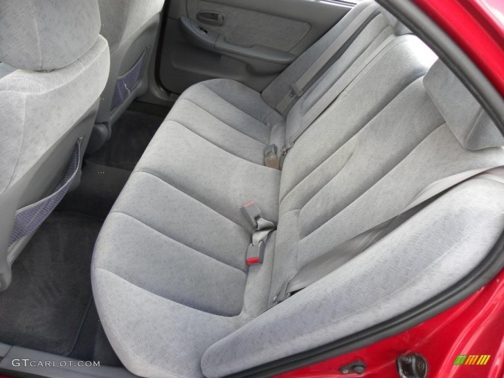 2004 Elantra GLS Sedan - Crimson Dark Red / Gray photo #6