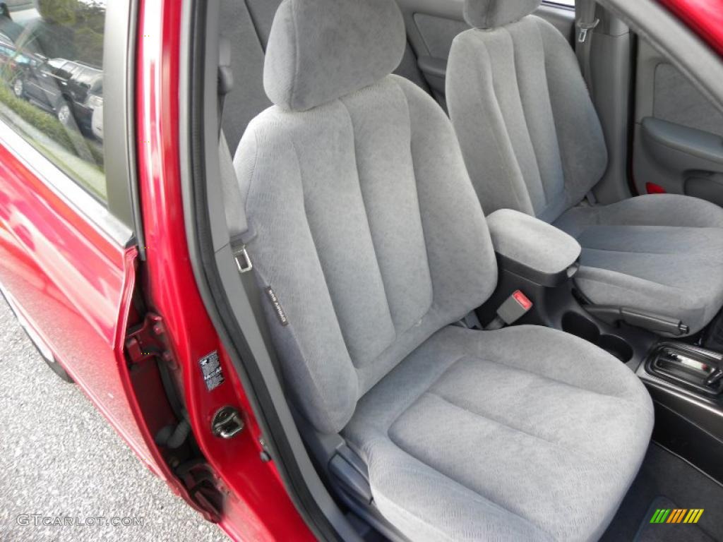2004 Elantra GLS Sedan - Crimson Dark Red / Gray photo #8
