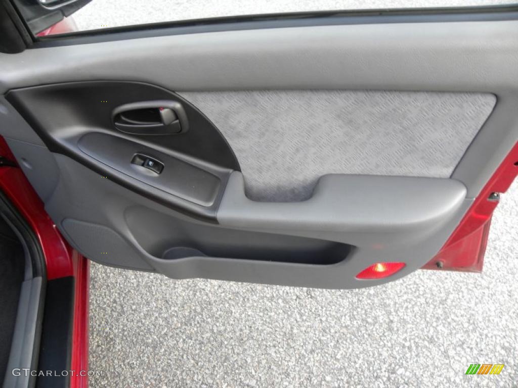 2004 Elantra GLS Sedan - Crimson Dark Red / Gray photo #9
