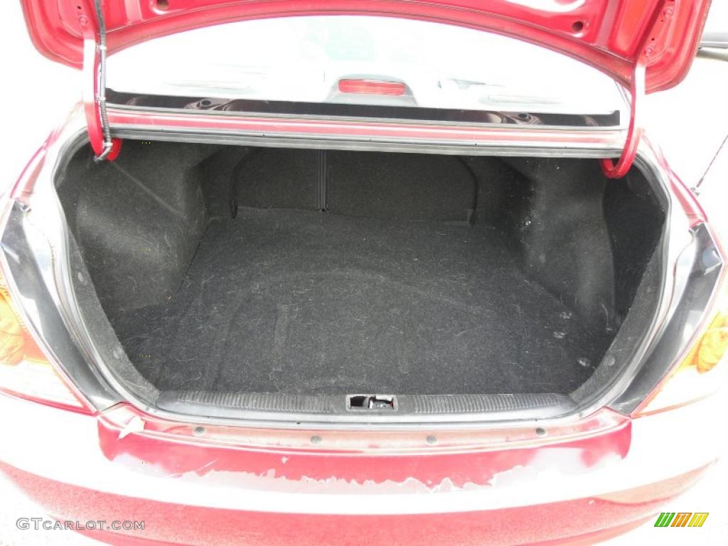2004 Elantra GLS Sedan - Crimson Dark Red / Gray photo #14