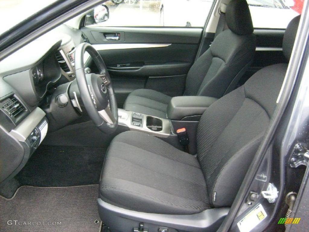 Off Black Interior 2011 Subaru Outback 2.5i Premium Wagon Photo #39332824