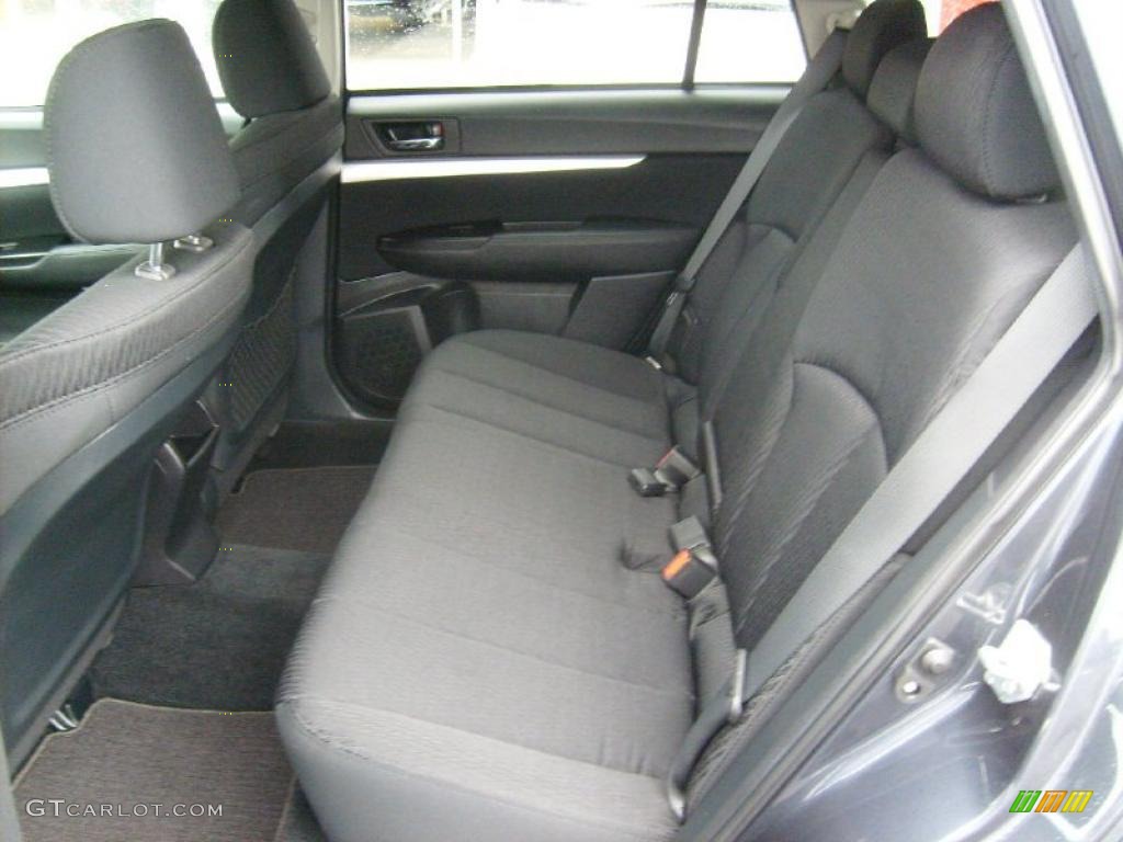 Off Black Interior 2011 Subaru Outback 2.5i Premium Wagon Photo #39332844