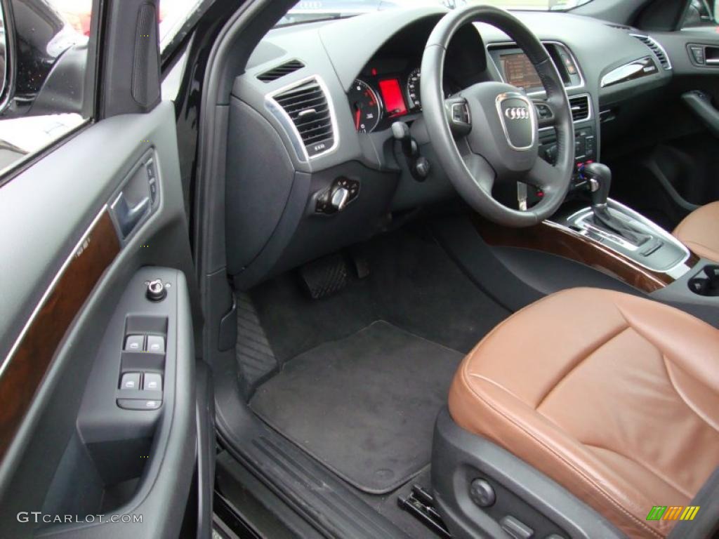 Cinnamon Brown Interior 2010 Audi Q5 3.2 quattro Photo #39333664