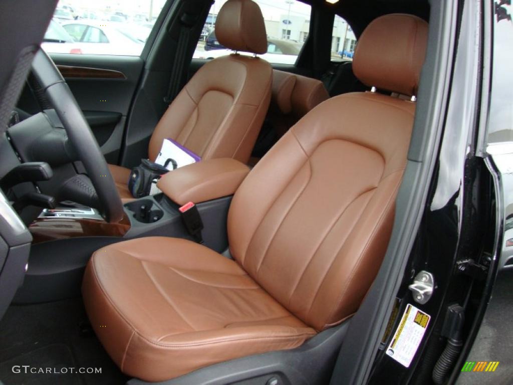 Cinnamon Brown Interior 2010 Audi Q5 3.2 quattro Photo #39333724