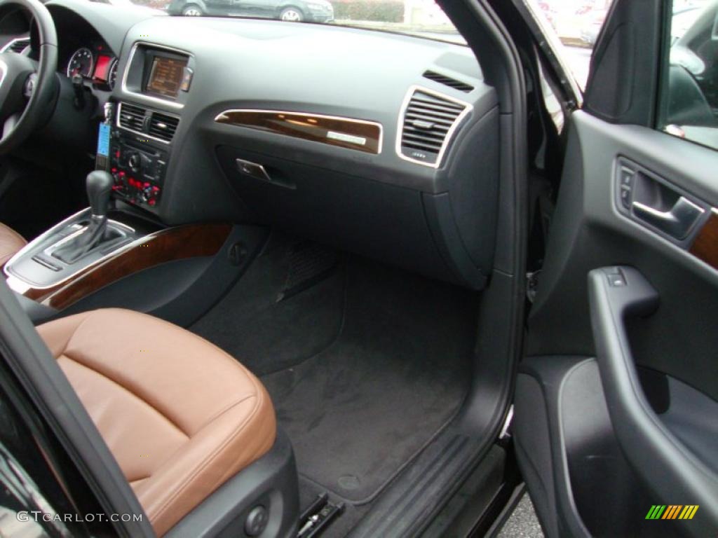 2010 Audi Q5 3.2 quattro Cinnamon Brown Dashboard Photo #39333736